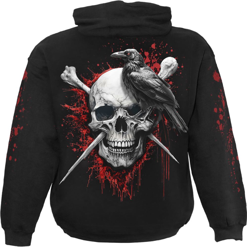Spiral - Death Raven Hoodie/trui - Zwart